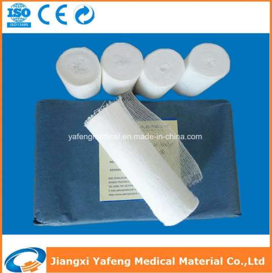 100% Cotton Medical Sterile Cotton Bandage Roll Cutting Absorbent Gauze